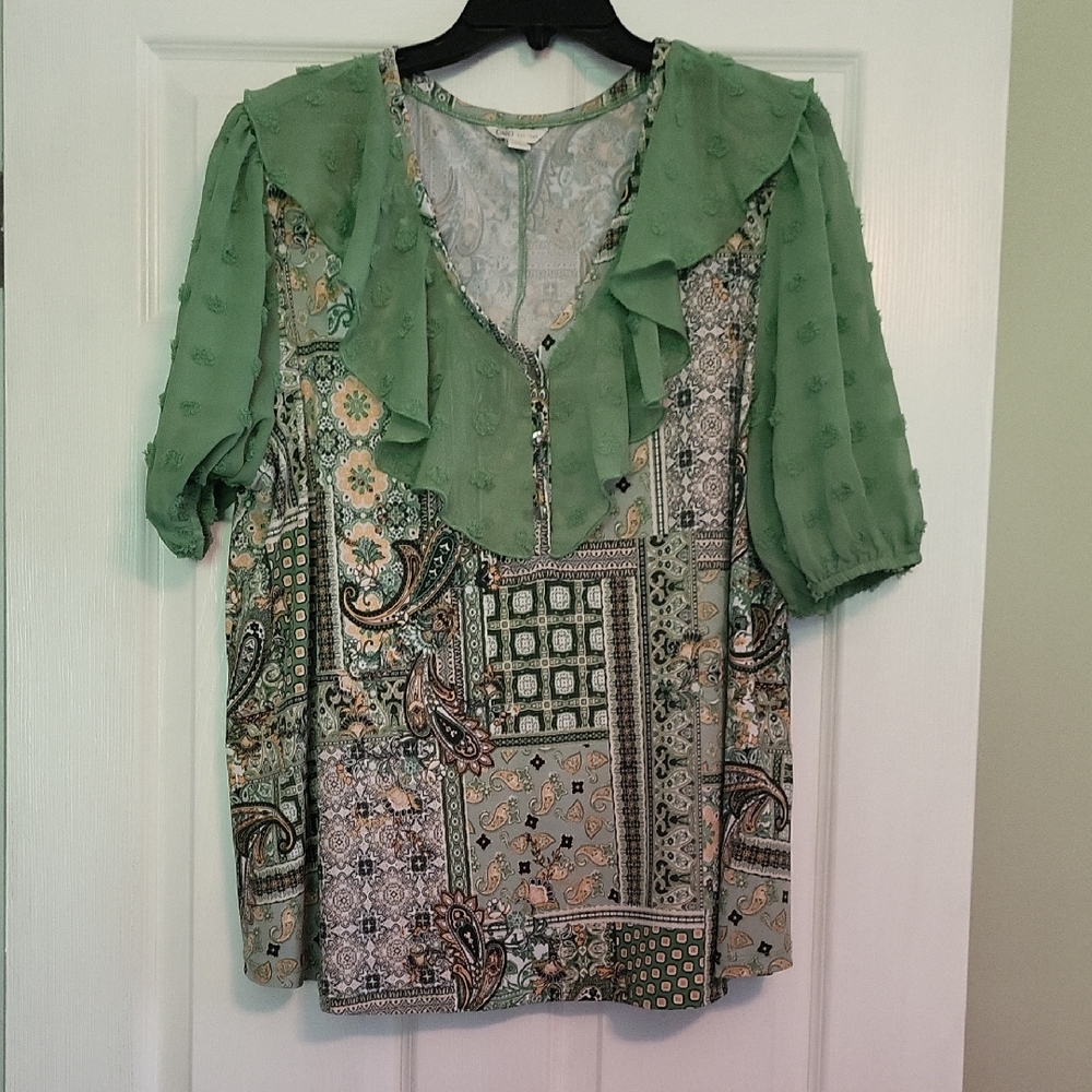 Ladies Ruffle Top